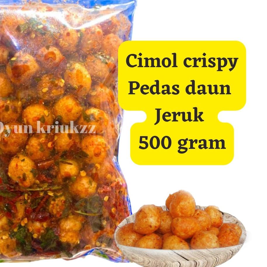 

Banyak Peminat cimol pedas daun jeruk 500 gram RR4!