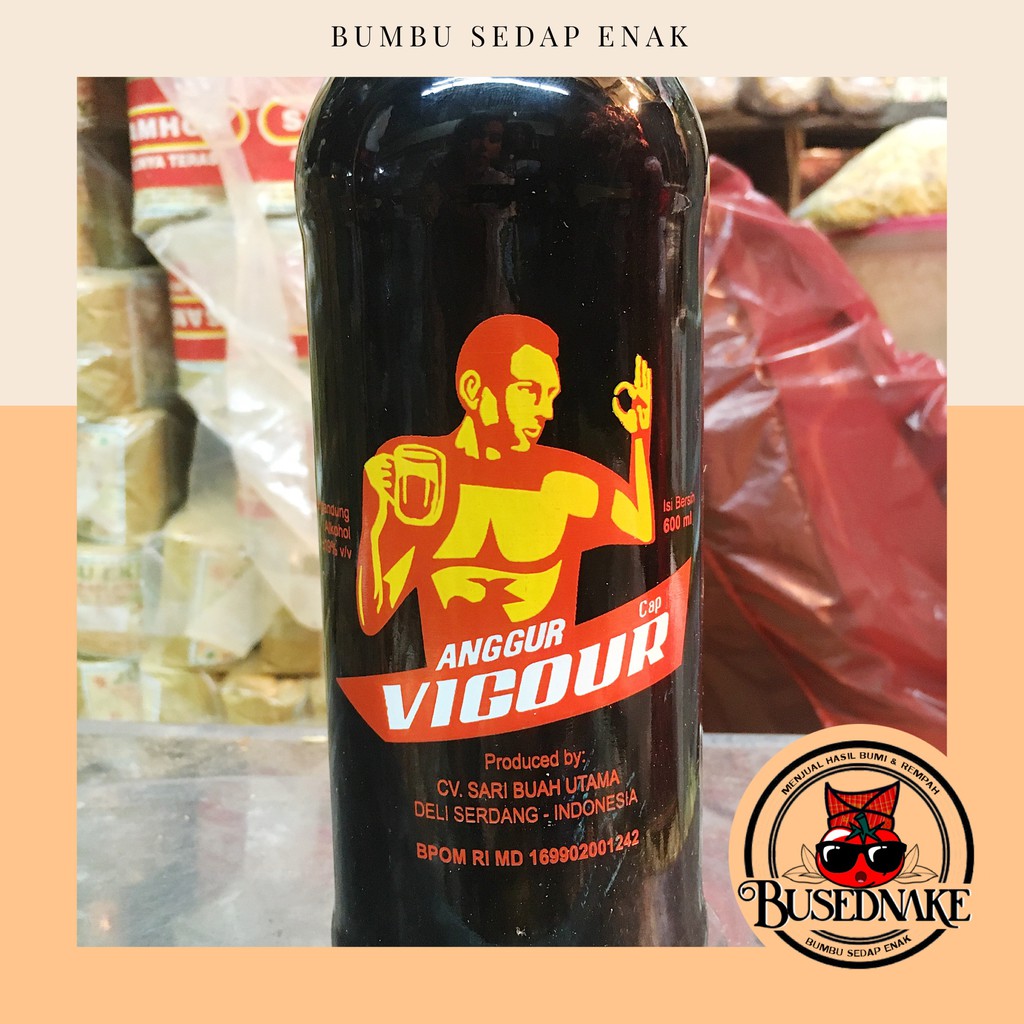 600ml Jamu Anggur Vigour/ Anggur Vigour Medan Deli Serdang