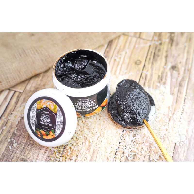 MABELLO bedda lotong with Shea butter 300gr (khusus Grosir)/ cerah permanen dan lembab/halal/BPOM-300gr