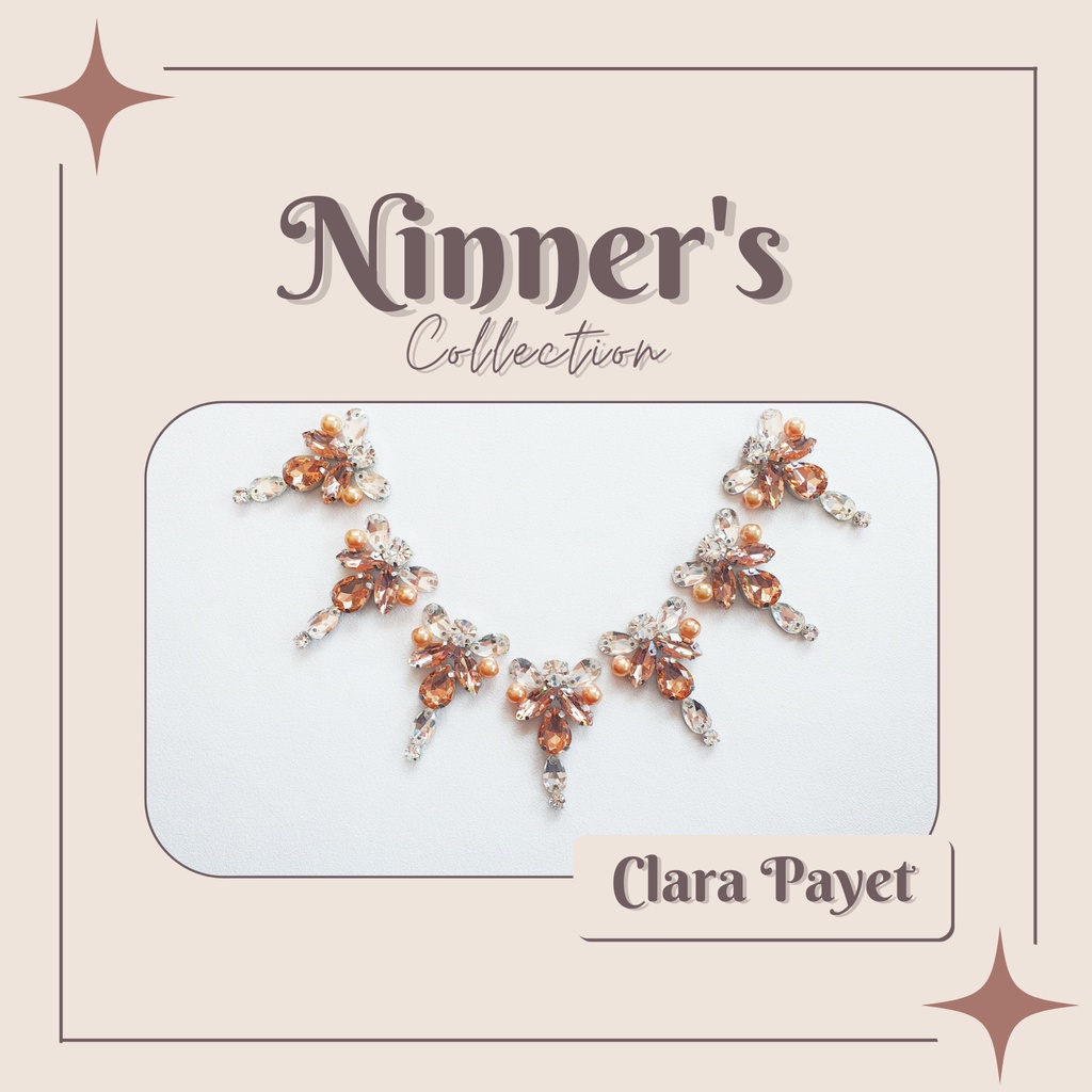 Clara Payet [ Payet Rangkai | Payet Leher | Payet Pinggang | Payet Kebaya ]