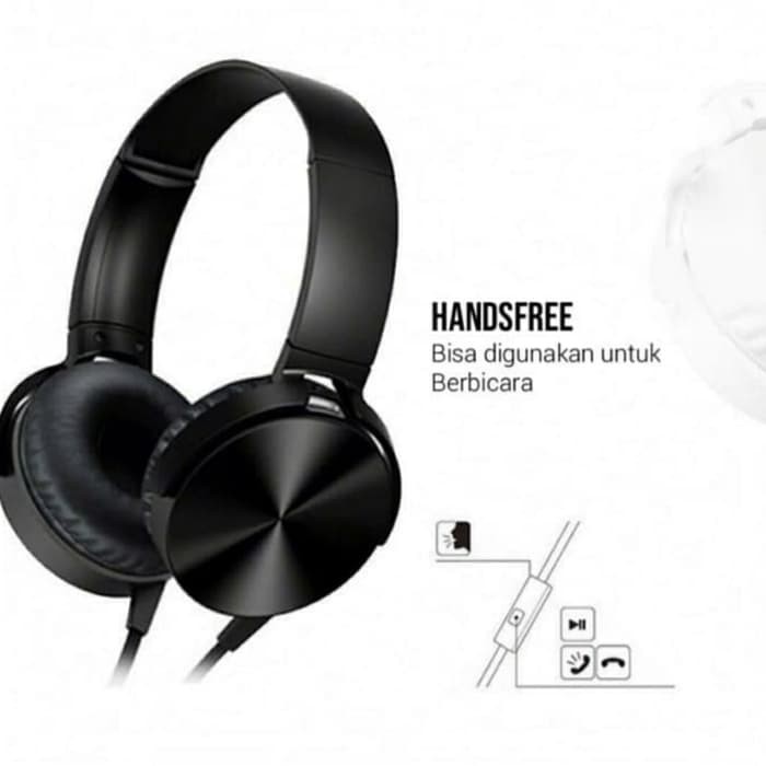 Headphone Bando EXTRA BASS MDR-XB450AP + Mic