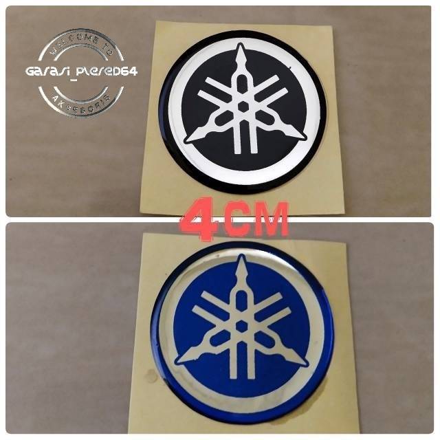 emblem timbul 3d logo MX VEGA NMAX GARPUTALA  Diameter 4Cm