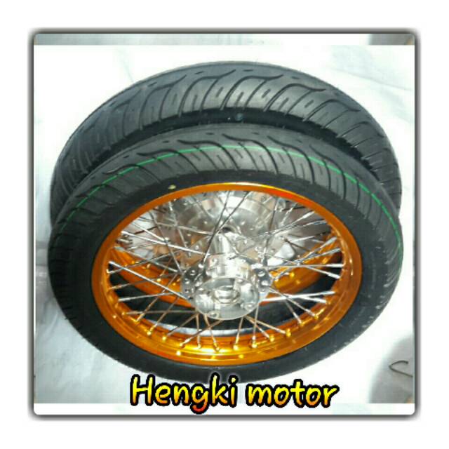 Velg scopy ring 14 tambah ban baru