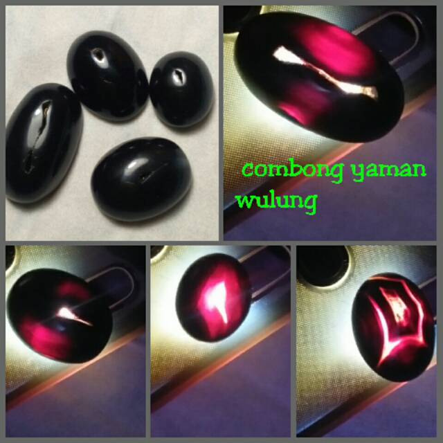 Cincin batu akik combong yaman wulung
