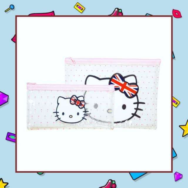 

KP002 TEMPAT PENSIL HELLO KITTY KOTAK PENSIL KUCING LUCU PENCIL CASE ORGANIZER BAG LEIDIS STATIONARY