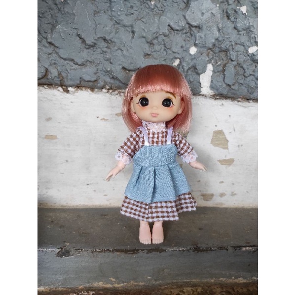 Mainan Anak Baju Barbie Doll Mini 16cm Yuna Dress