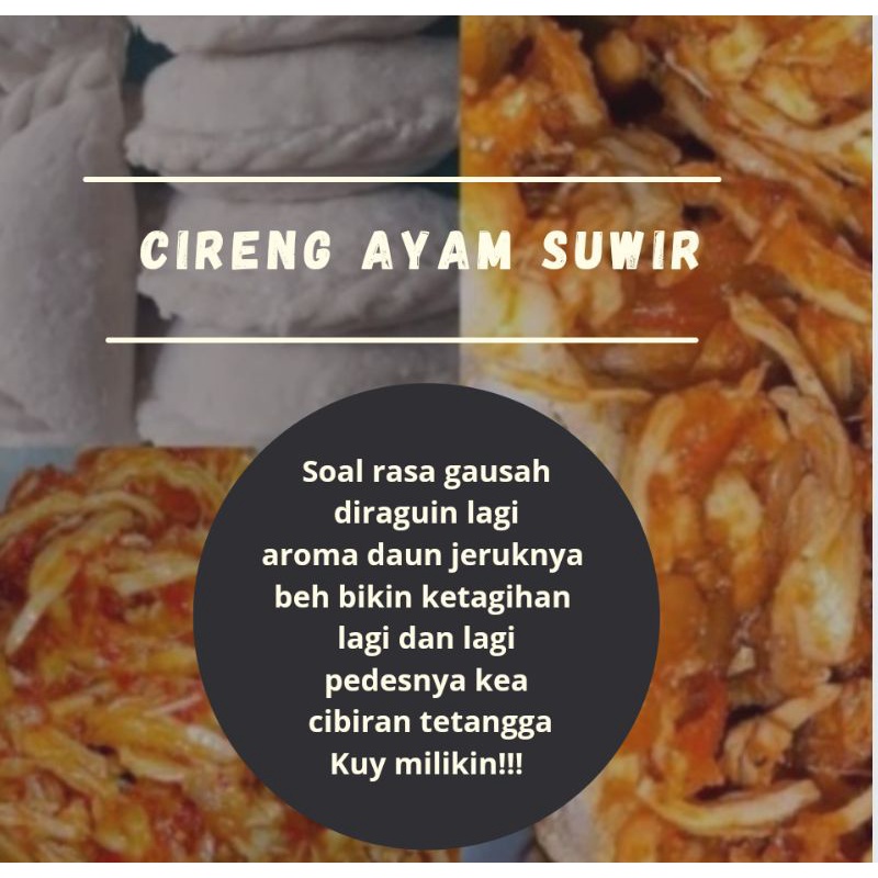 

Cireng Ayam Suwir Pedes Mampus !!!