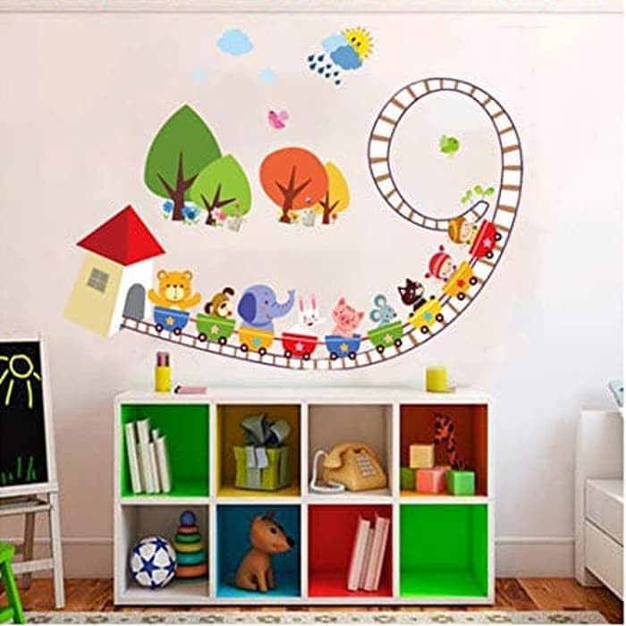 Wallsticker Dinding Jembatan Kereta MJ8014