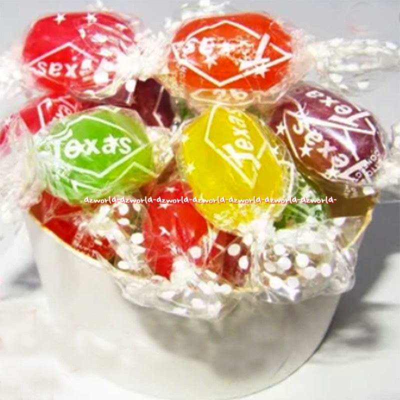 Texas 200gr Permen Liliput Kecil Warna Warni Mini Candy Colour Teksas Cemilan