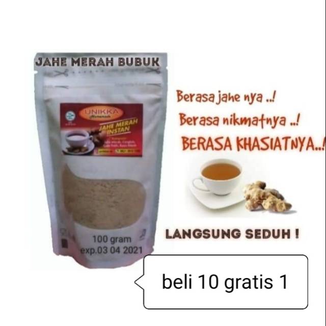 

JAHE MERAH BUBUK 100GR