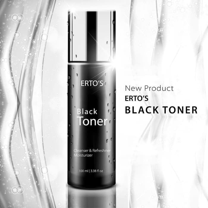 dijual murah    Ertos Skin Care Black Toner    promo