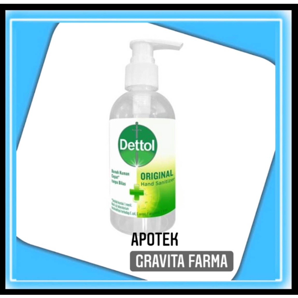 Dettol Hand Sanitizer Instant Gel 200 mL Pump