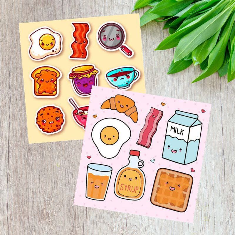 YOKUCHI || STIKER FOOD AESTHETIC PACK/STIKER MAKANAN TUMBLR