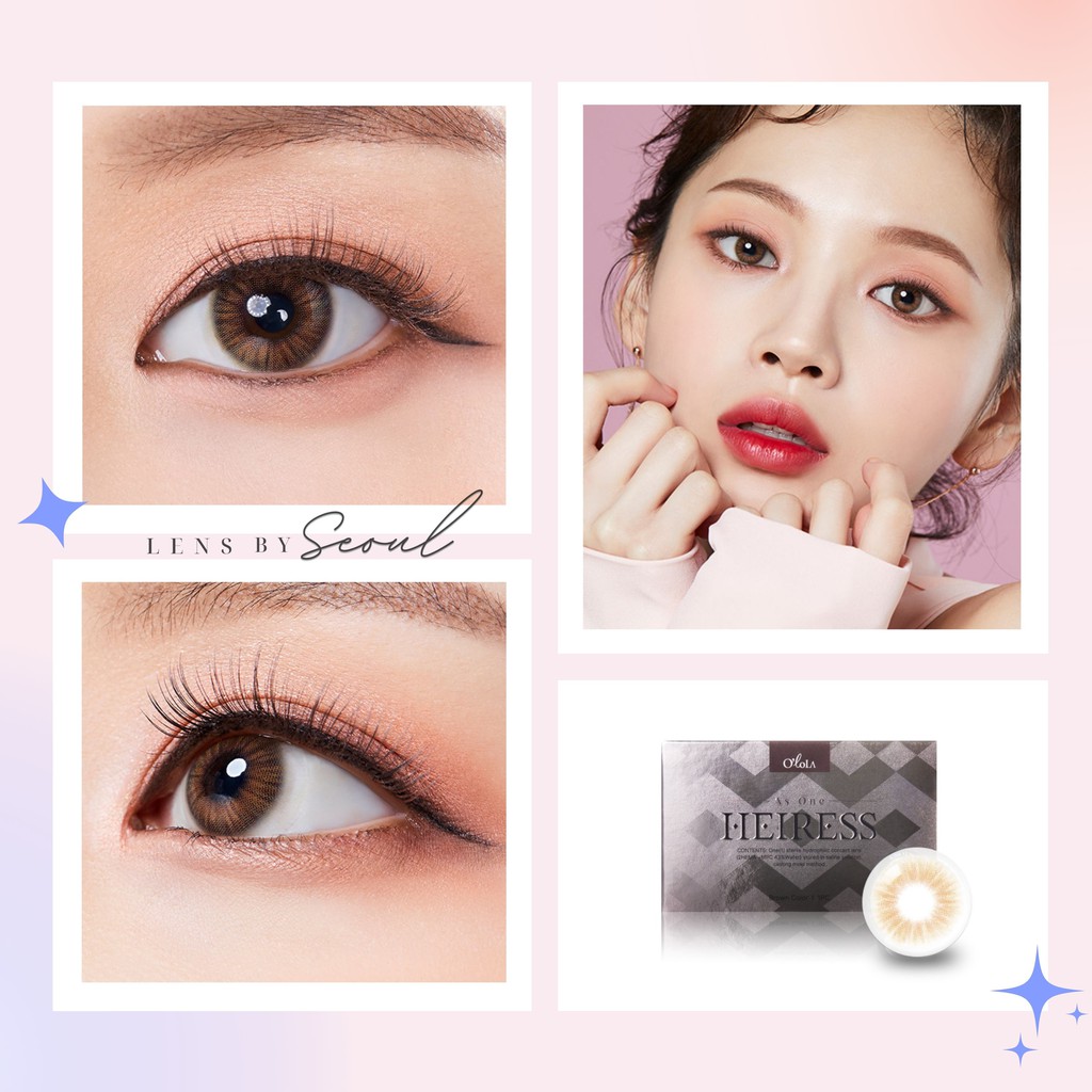 LENSBYSEOUL O'lola Heiress - Brown Korean Natural Contact Soft Lens