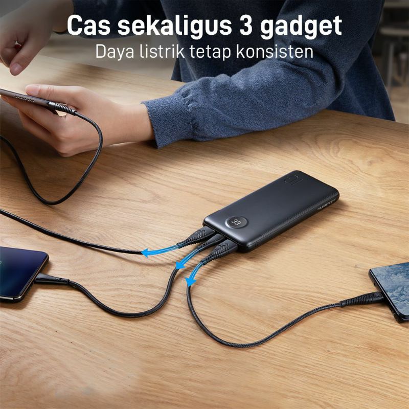 Power Bank MOFIT M22 PRO 10.000mAh Real Capacity Quick Charge 22.5W  QC 3.0 + PD  Power Delivery