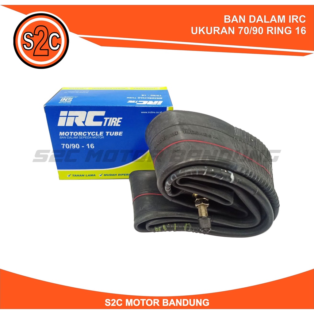 BAN DALAM IRC UKURAN 70/90 RING 16 NOUVO SKYWAVE 100% ORIGINAL