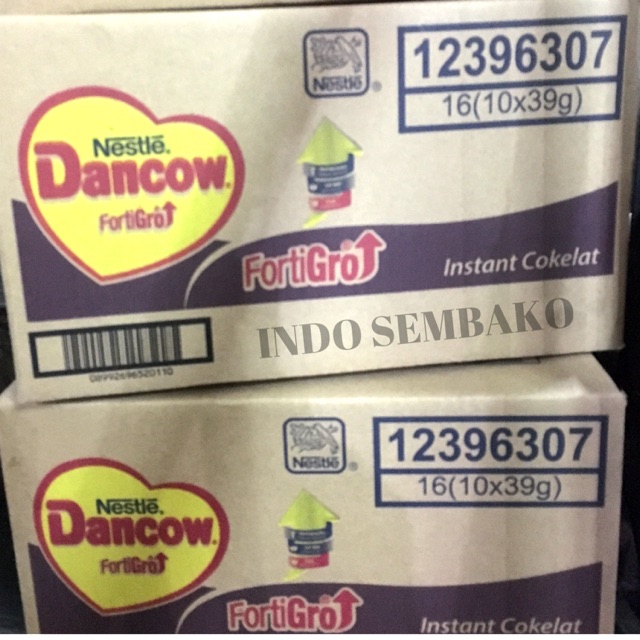 

Dancow Coklat 16 ( 10 x 38g ) / Susu Dancow Instant Coklat Sachet Kemasan DUS / Dancow Cokelat Dus