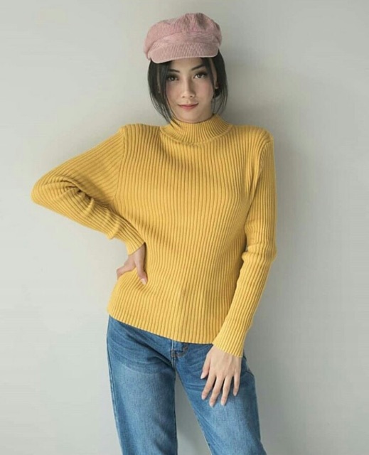 CUCI GUDANG!! PRETTY RAJUT TURTLENECK  / DAISY SALUR TURTLENECK / RAISA TURTLENECK/ KNITWEAR KNITE KNITED