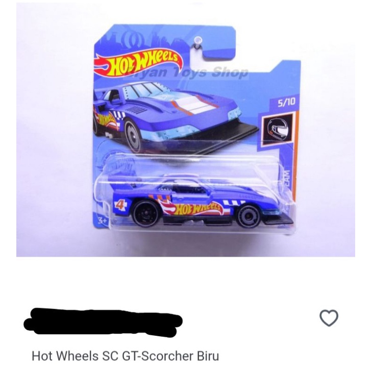 HOT WHEELS SC GT-scorcher biru