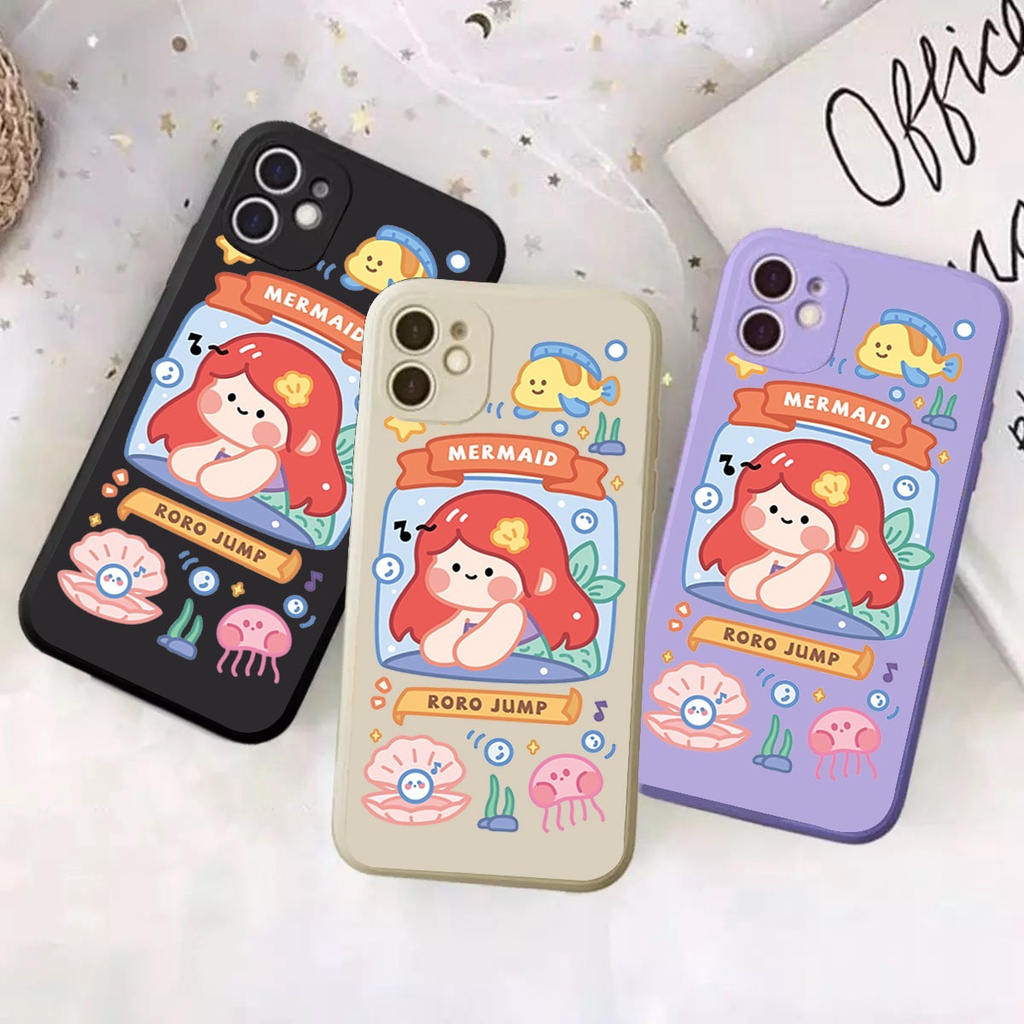 DC CASE XIAOMI REDMI NOTE 5A / NOTE 8 / NOTE 9 / POCO M3 NEW CASE MACARON MERMAID CUTE GIRL