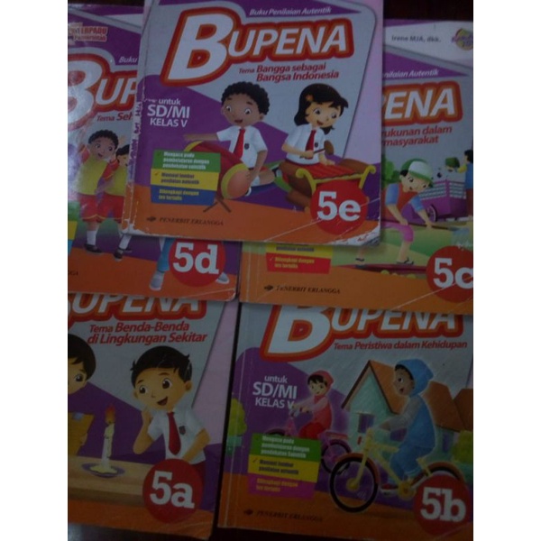 Bupena kelas 5 sd a,b,c,d,e bekas