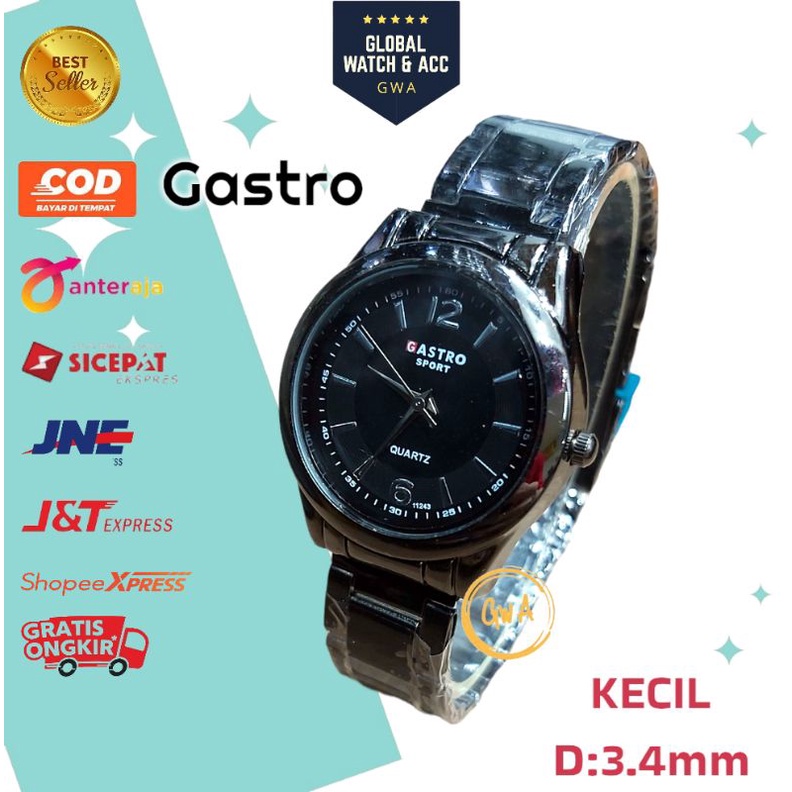 Jam Tangan Rantai Couple Pria Wanita Stainless Classic Model