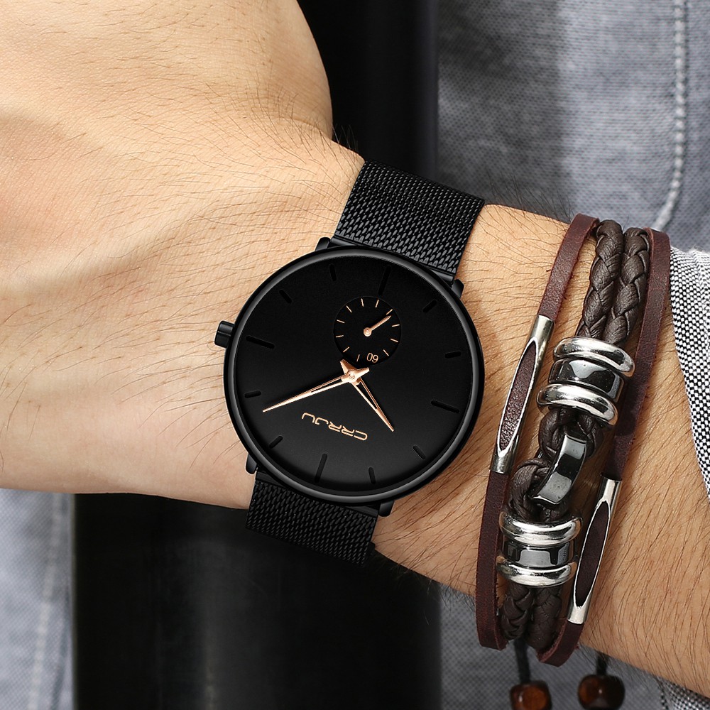 Jam Tangan CRRJU / Ready 13 Warna / Jam Tangan Pria Jam air samping olahraga fashion Jam tangan penjualan panas