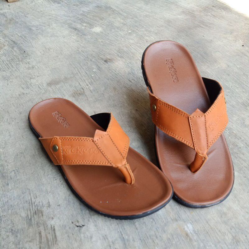 sandal Kickers 03/sandal kulit pria/sandal cowok terbaru/sandal murah/sandal fashion/sandal casual