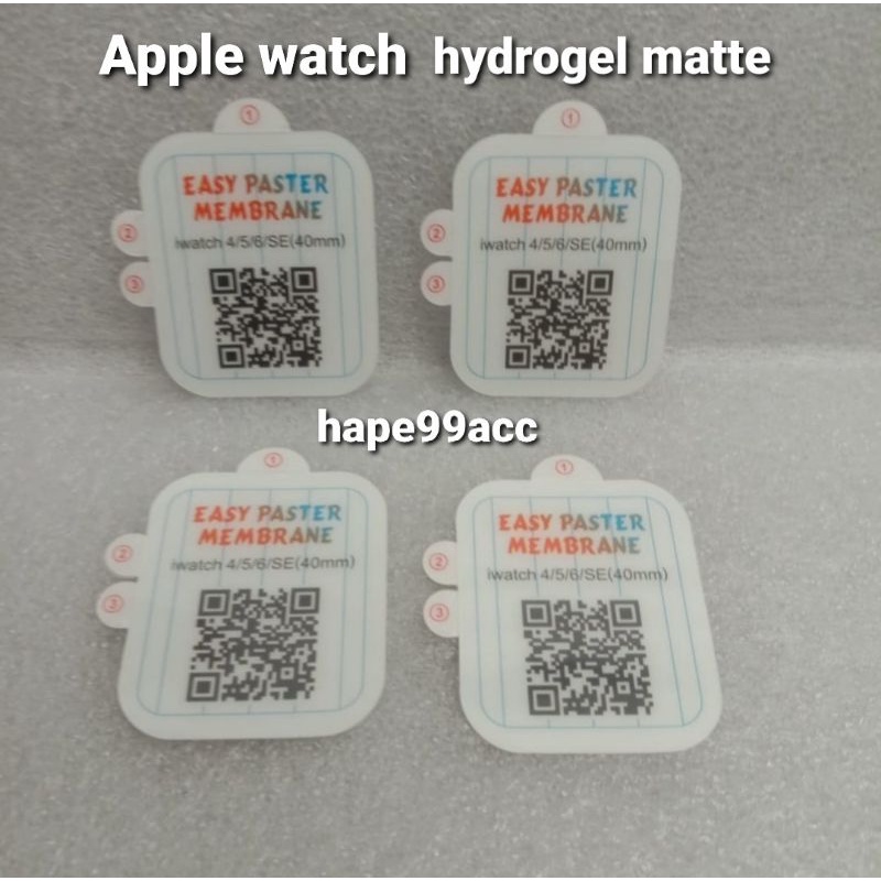 Apple watch 38 mm 40 mm 42 mm 44 mm anti gores hydrogel matte screen protector