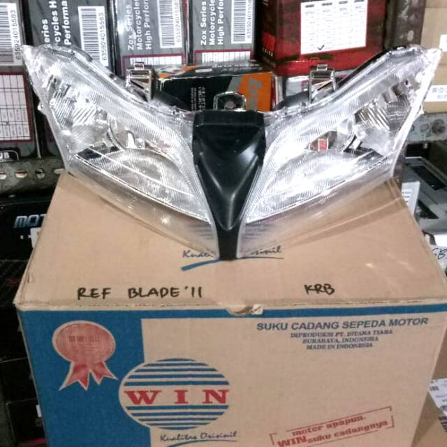 REFLEKTOR LAMPU DEPAN BLADE ( Merk. WIN )