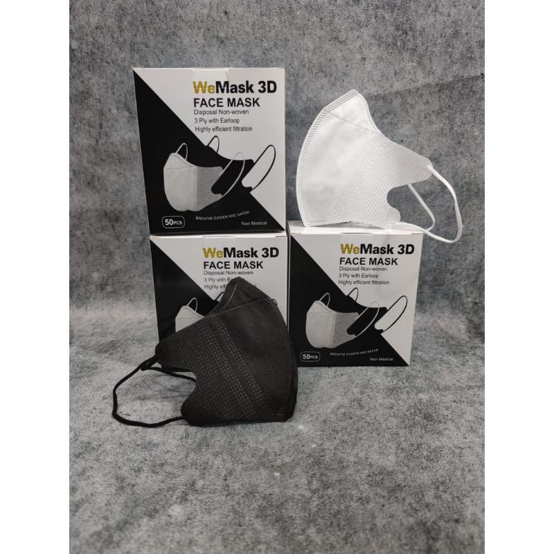 ( ISI 50 ) MASKER DUCKBILL MURAH DUCKBILL PUTIH GARIS MURAH MASKER DUCKBILL REMAJA