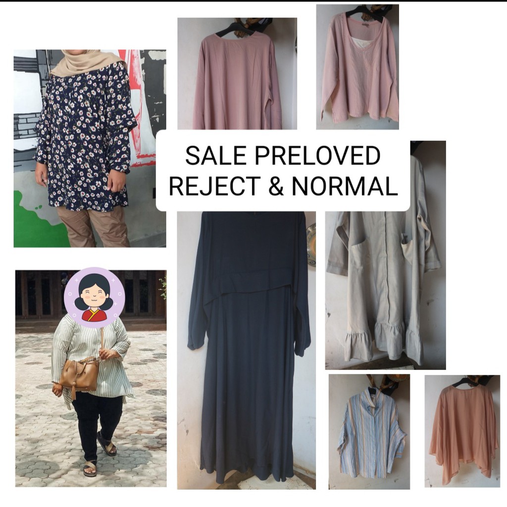 Preloved bigsize branded reject n normal
