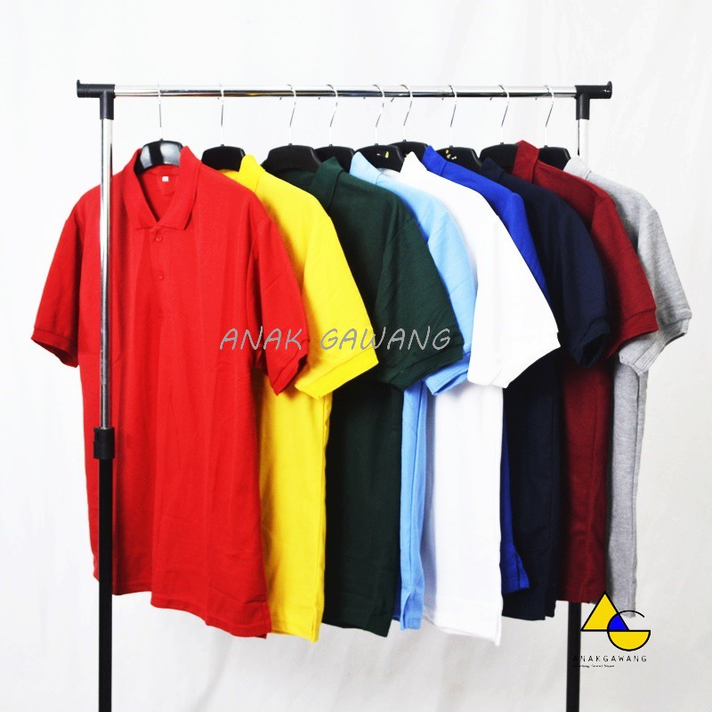 Kaos Polo Shirt Cotton Areza Jersey Polo Anakgawang