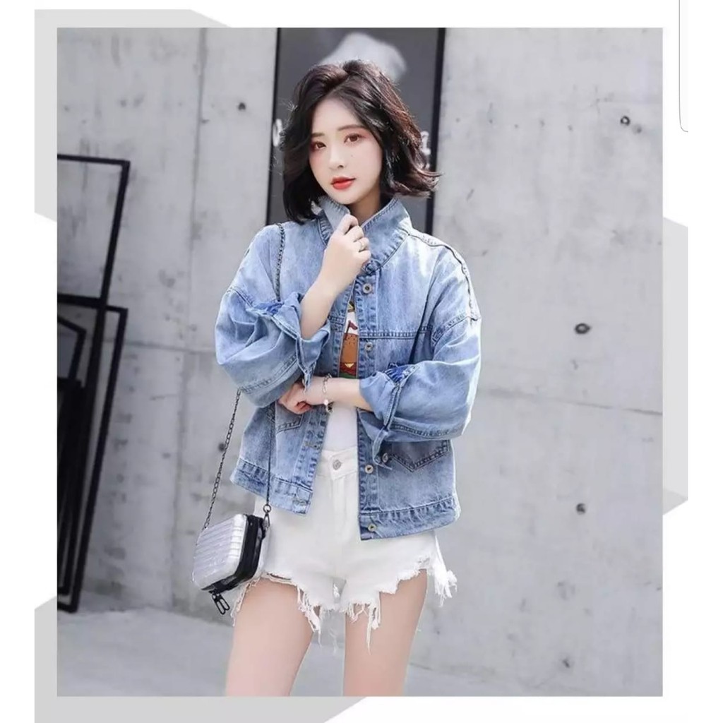 JAKET JEANS CROP GIRLS REPUBLIC-4