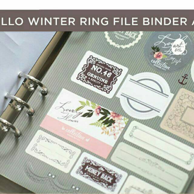 

Hello Winter Ring File Binder A5