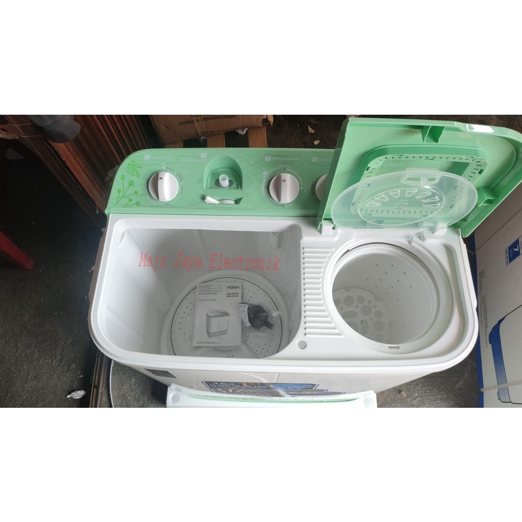 Mesin Cuci 2 Tabung AQUA QW 861 XT 8.5 KG Hijab Airdry Water Selector