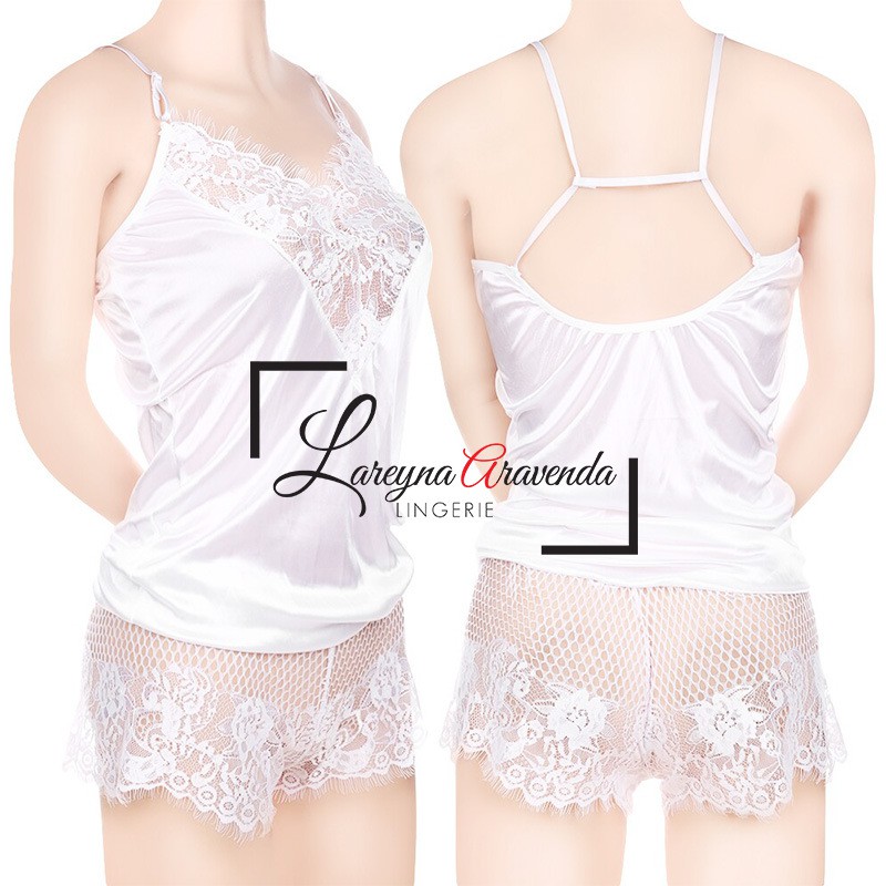 (BISA COD) Lingerie Seksi Model Romper Lace LG312