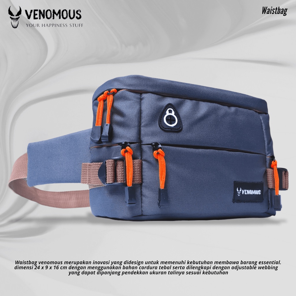 Tas Waistbag Pria Arthur / Tas Selempang Pria / Tas Waistbag Pria / Tas Bahu Kotak Trendy / Tas Pria Terlaris