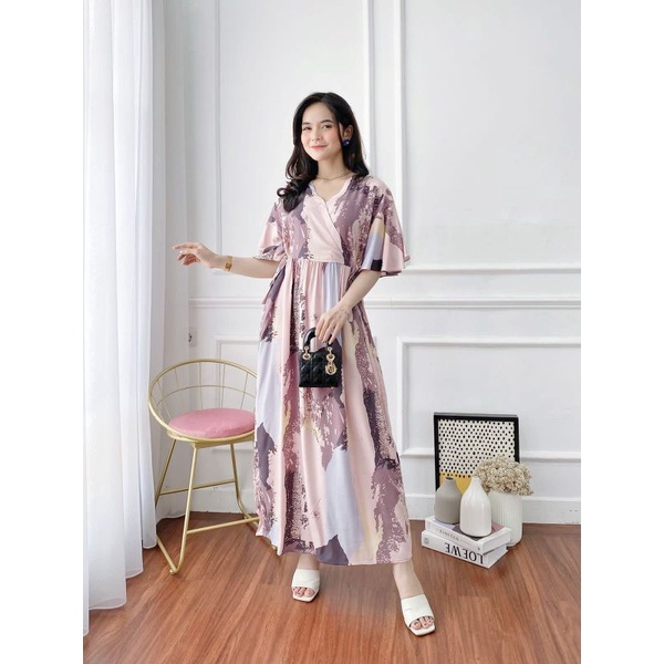 Kimono Kareen Dress HD.ID •Daster Cantik •Baju Rumahan •Daster Busui •Daster Hamil Cantik •Daster La