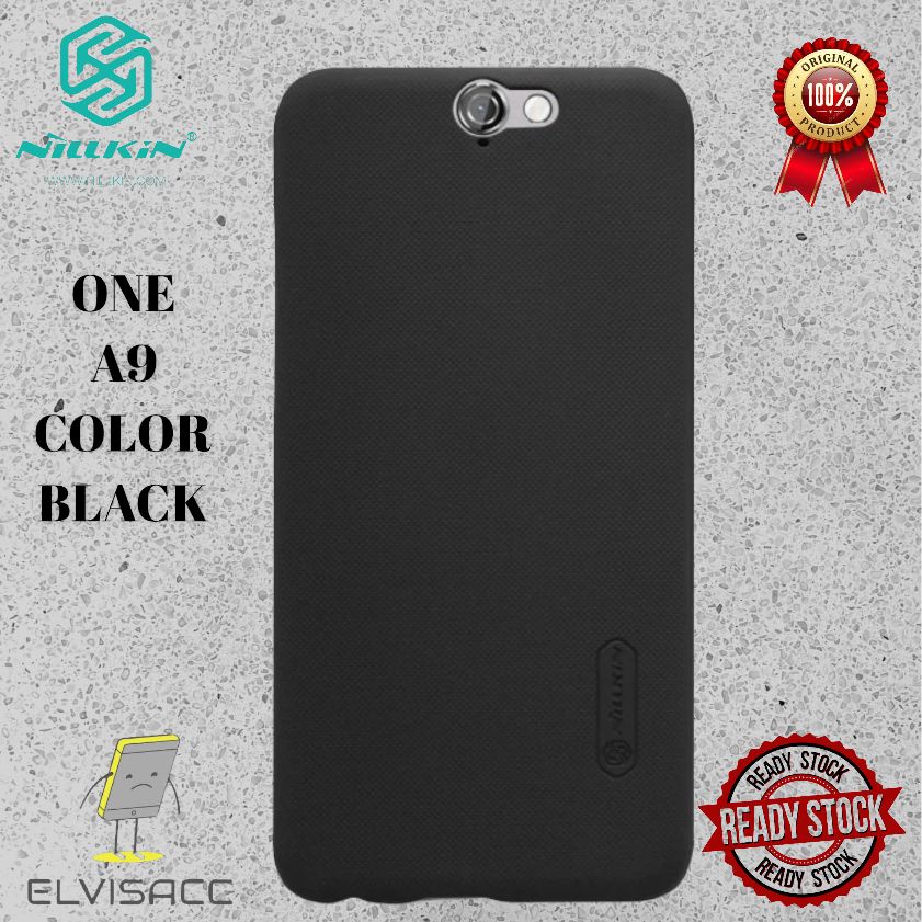 HTC ONE9 NILLKIN HARDCAASE FROSTED SHIELD ORIGINAL COLOR BLACK