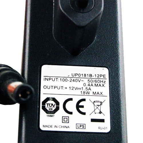 Power Adaptor 12V 1.5A 18W - UP0181B-12PE