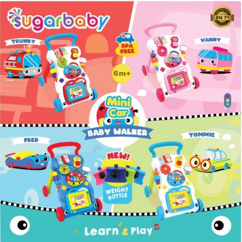 SUGAR BABY Mini Car Push Walker