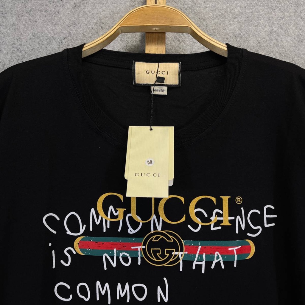 KAOS TSHIRT G**CI COMMON SENSE MIRROR FULLTAG