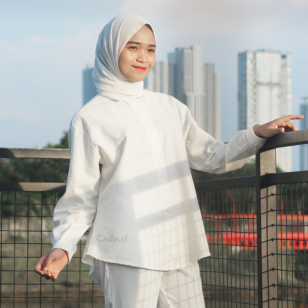 MOANA SHIRT – CASHA.ID-Broken White
