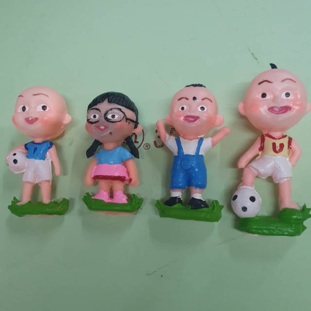 

1 set mainan upin ipin dkk (isi 4)tinggi 8.5 cm untuk hiasan ulang tahun