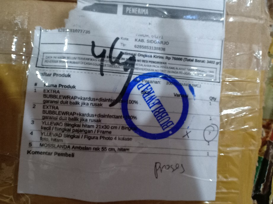 Ambalan Rak 55 Cm, Hitam, Rak Dinding, Mudah Di Pasang Msslnd