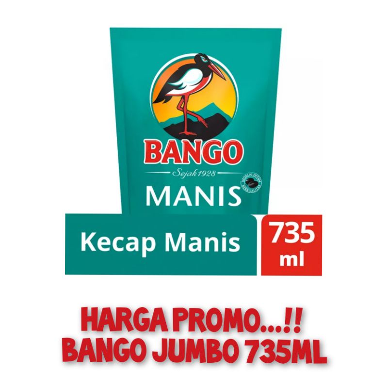 BANGO JUMBO Kecap Manis 735ml / 520ml