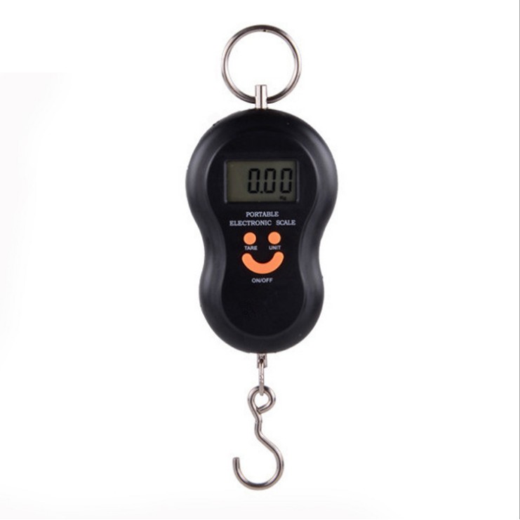 TP 50kg 10gr Timbangan Gantung Mini Digital Scale Travel Portable Smile - MURAH