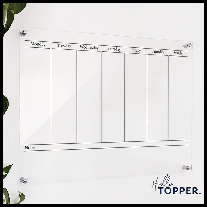 

Papan Akrilik Planner| Wall Planner | Schedule Board |Papan Akrilik