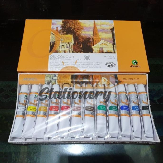 

$+$+$+$+] Cat minyak 12 warna marie's e1386b